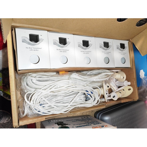 203 - Bose Surround Sound Mini Speakers And Cables