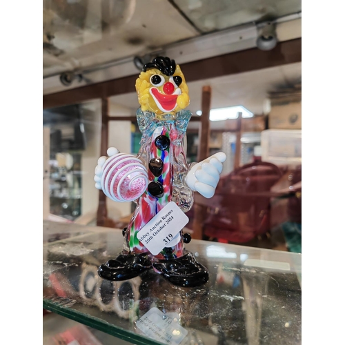 319 - Murano Glass Clown