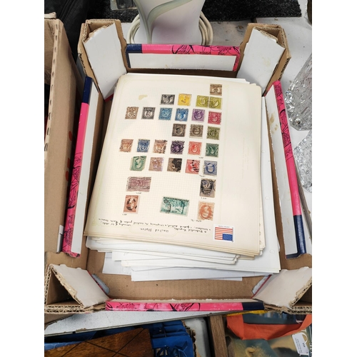 424 - Tray With 100'S Sheets Of Stamps