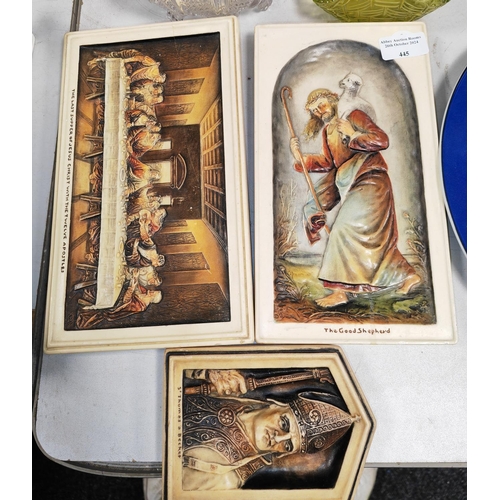 445 - 3 Religious Osborne Plaques