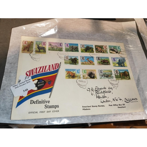 548 - Swaziland Stamps On Cover