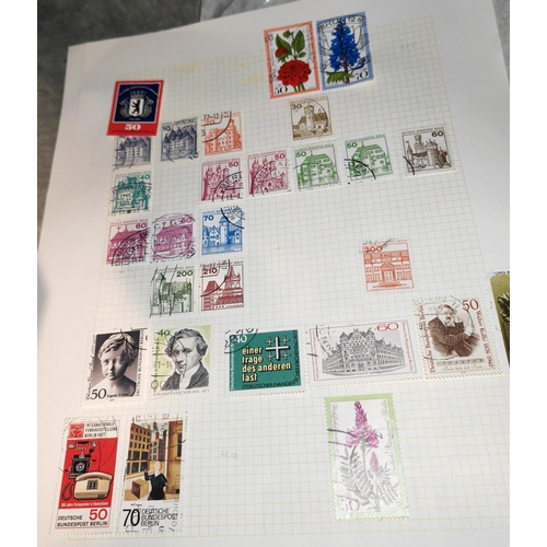 553 - 3 Pages Of German Stamps