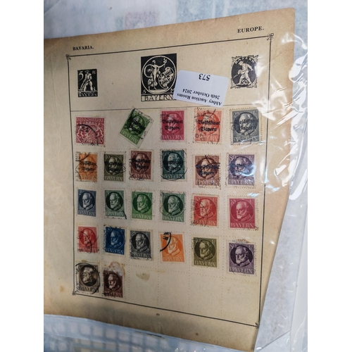 578 - Page Of Luxemburg Stamps