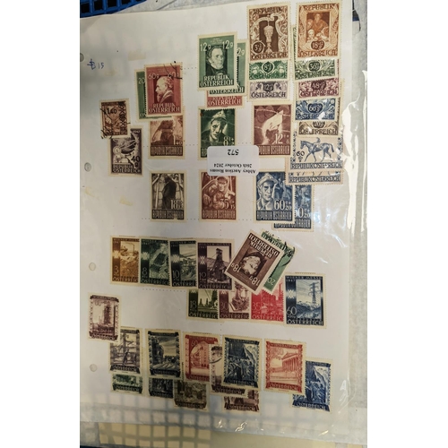 579 - Page Of South Africa Stamps 1954