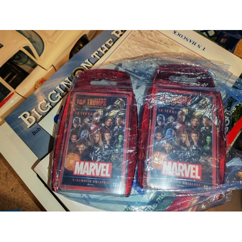 614 - 2 Unused Packs Of Top Trump Specials Marvel Cards