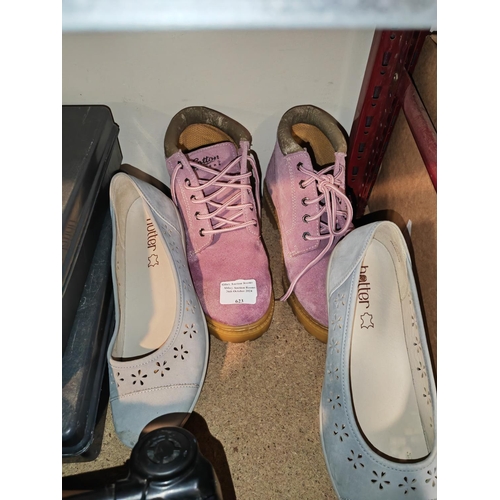 623 - Pair Of Cotton Trader Pink Boots Size 7 & Pair Of Hotter Shoes Size 7