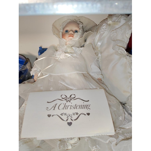 645 - Collectable Danbury Mint Doll Limited Edition Christening