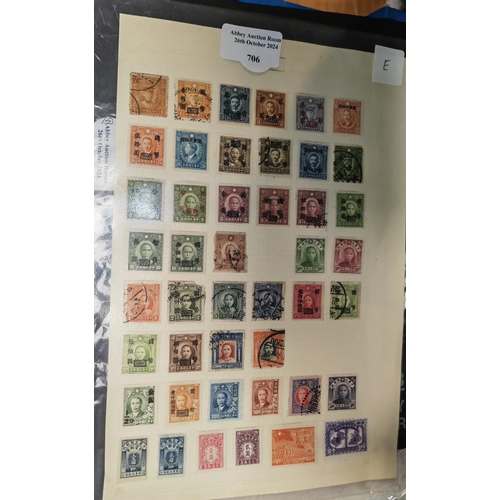 706 - Old China Stamps