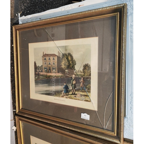 525 - 2 Framed Fishing Prints