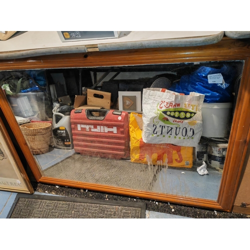 526 - Large Pine Framed Mirror 39