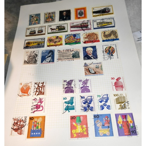 553 - 3 Pages Of German Stamps