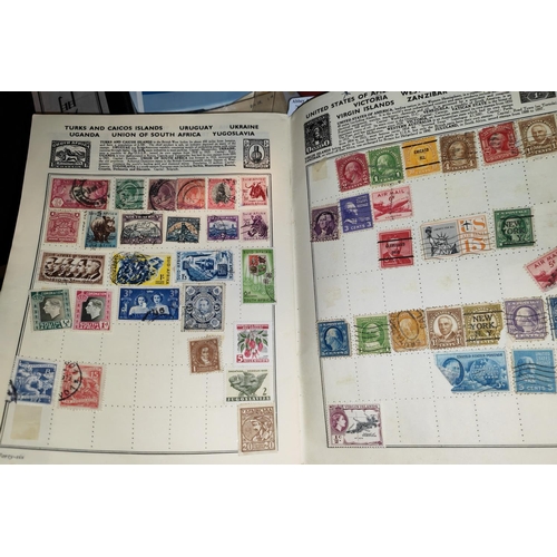 563 - Old Satellite Album With Stamps