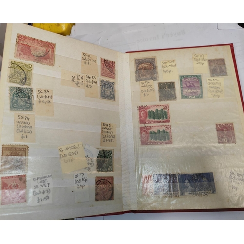 707 - Small Red Stock Book Of Older Commonwealth And World Issues