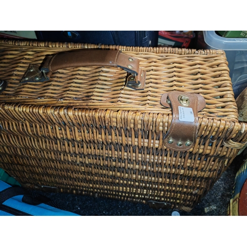 168 - Wicker Picnic Basket