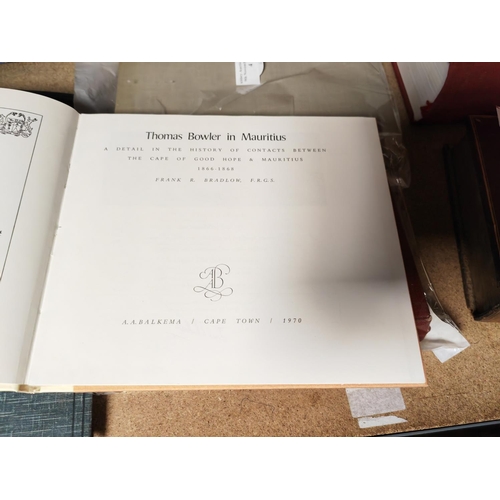 11 - Book Thomas Bowler In Mauritius By Frank Bradlow, Signed Limited Edition 112/300, Contacts Cape Of G... 