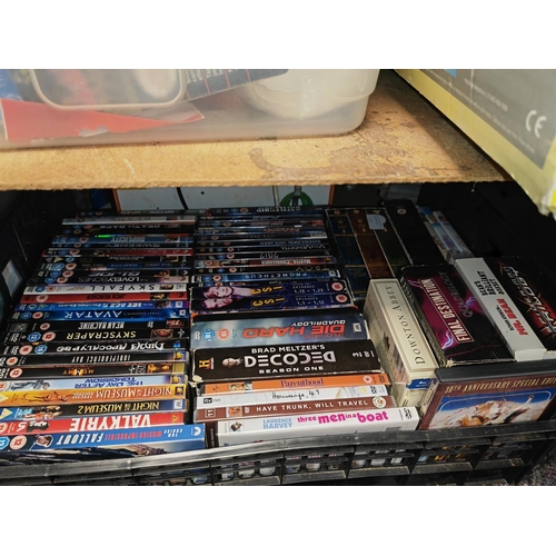 38 - Large Crate And Small Box Of Dvds Including Box Sets