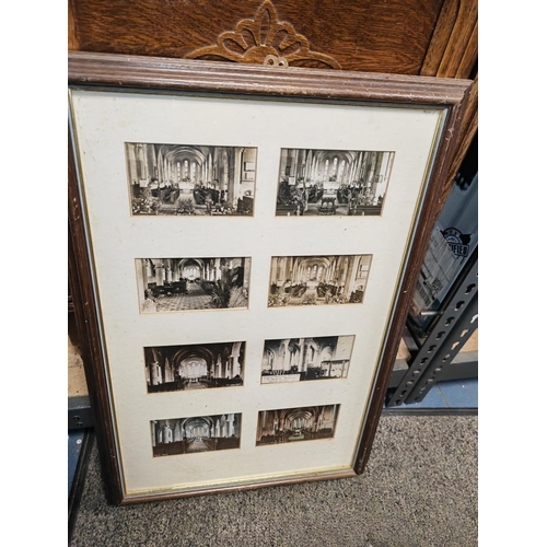 97 - Framed Set Of Sets Of Postcards