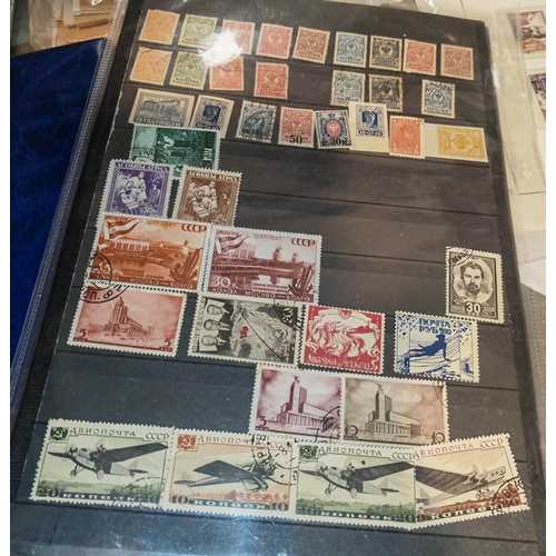 566 - 4 Pages Of Russian Stamps