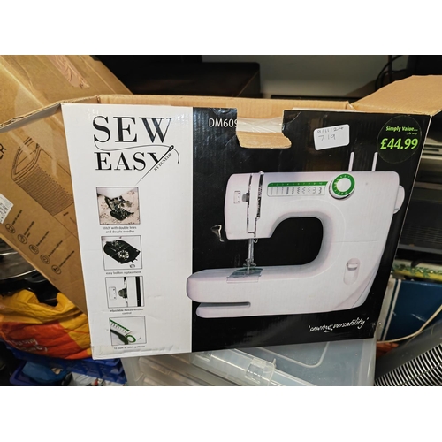 719 - So Easy By Dunelm Dm609 Electric Sewing Machine In Box Unused