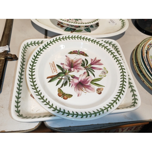 521 - Selection Of Portmeirion Botanic Garden Serving Dishes, Plates And Mugs