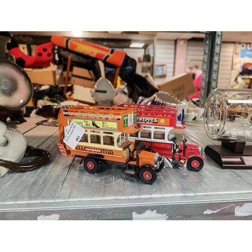 483 - 2 X Corgi Diecast Buses