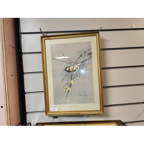 555 - Framed Print Of A Great Tit By Basil Ede