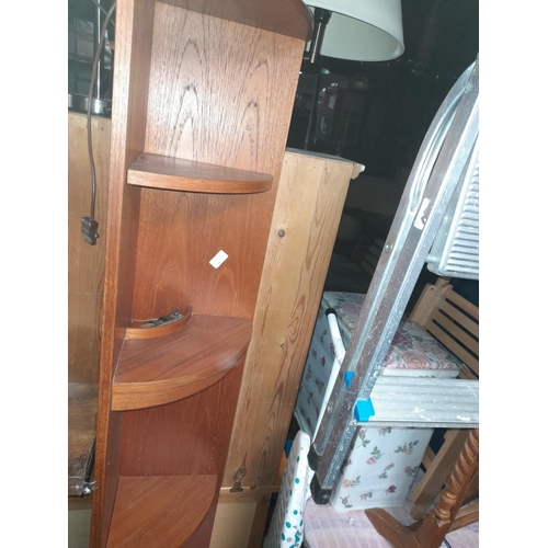 60 - G-Plan Teak Corner Cabinet