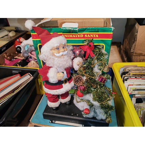 603 - Vintage Animated Moving Santa