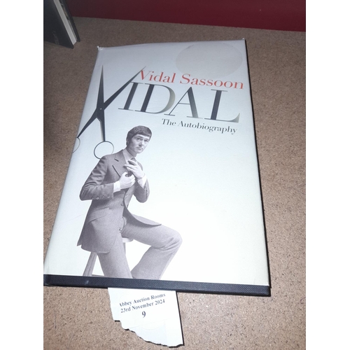 9 - Book On Vidal Sassoon First Edition