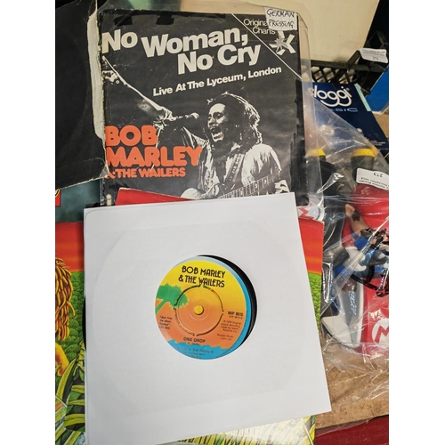 263 - 13 Bob Marley Single Records