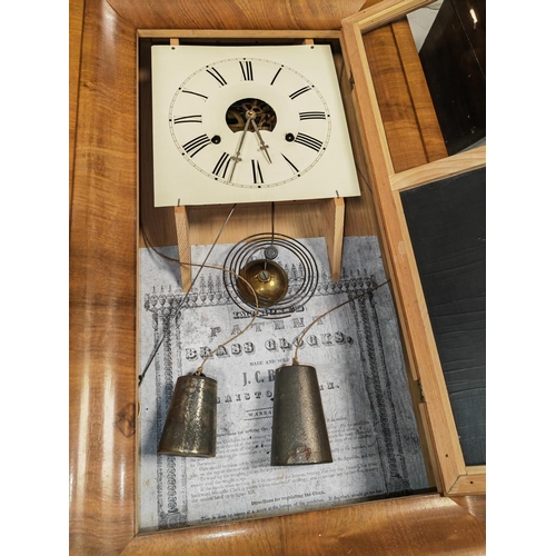 488 - American Wall Clock With Weights