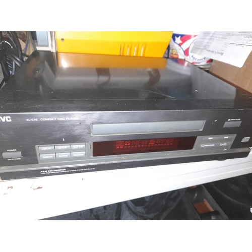 683 - Jvc Dr-E55L  Hi Fi System With Cd Player Xl-E45 Tested And Working