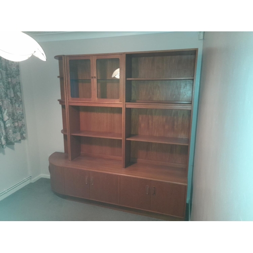 695 - Large G-Plan Teak Display Cabinet