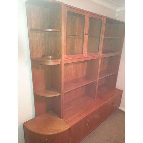 695 - Large G-Plan Teak Display Cabinet