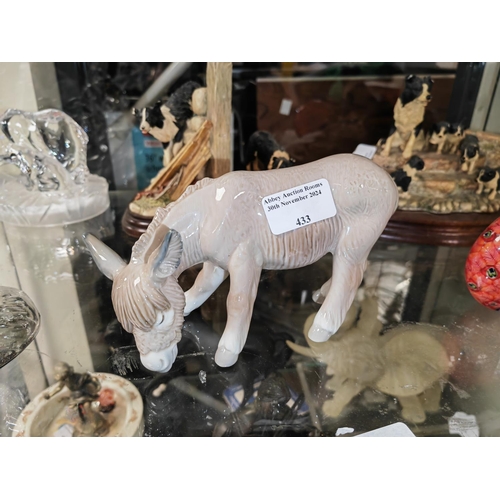 433 - Lladro Donkey Figurine