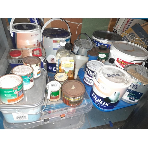 716 - Selection Of Part Used Paint And Others