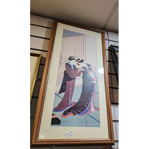 109 - Framed Print Of Chinese Ladies