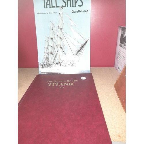 11 - The Sinking Of The Titanic 1912 Book Plus Tall Ships Bt Gareth Rees 1978