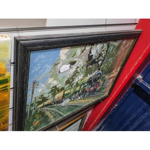 120 - Framed Tapestry Of The A22 Train