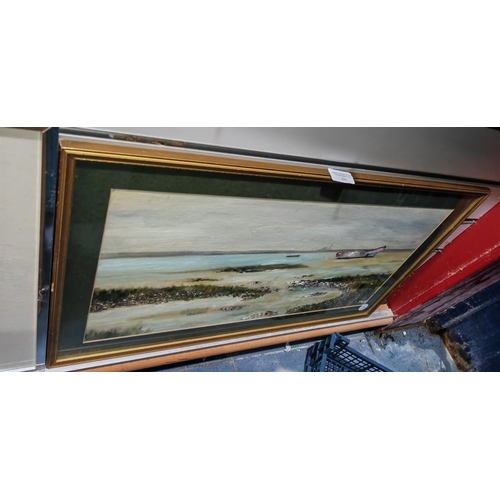 121 - Framed Oil Painting Of A Landscape Signed L Page