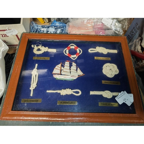 133 - Framed Knot Diorama