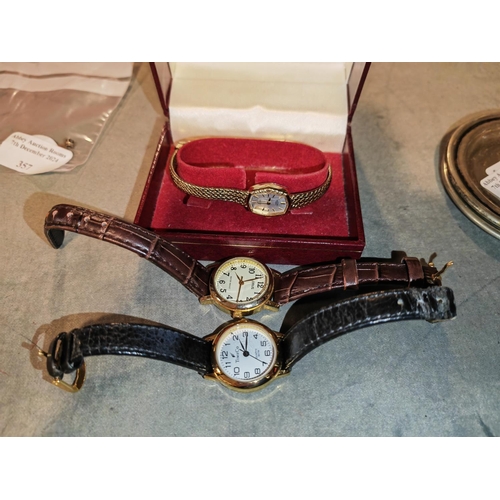 355 - 3 Ladies Watches Including Rotary