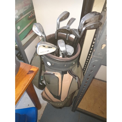 57 - Set Of Golf Clubs In Bag