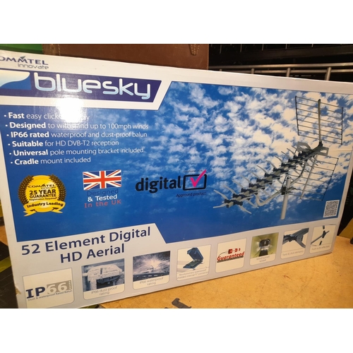 90 - Blue Sky 52 Element Digital Hd Aerial In Box