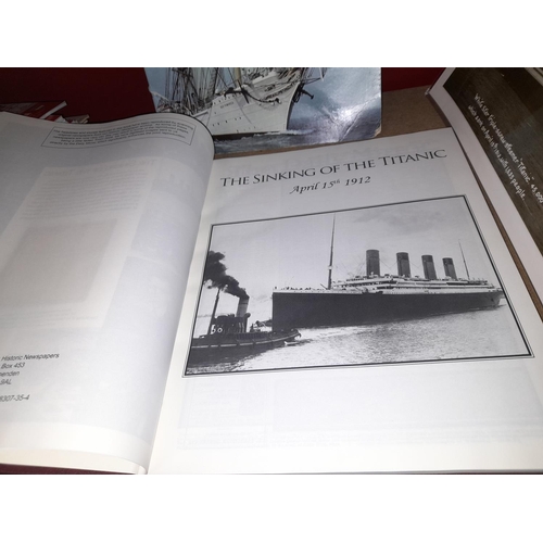 11 - The Sinking Of The Titanic 1912 Book Plus Tall Ships Bt Gareth Rees 1978