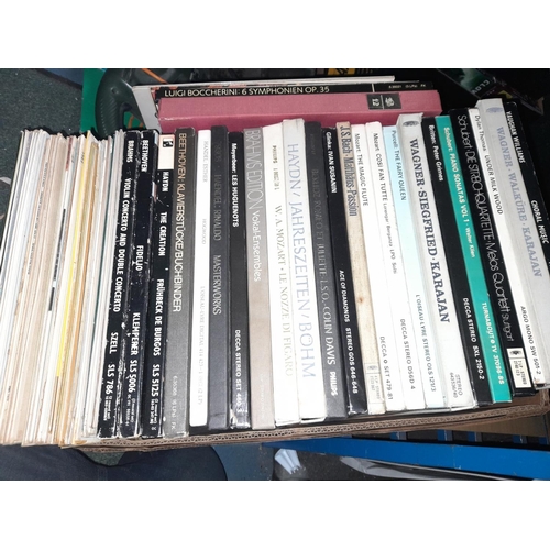 80 - Box Of Classical Vinyl Records