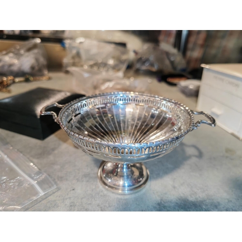 383 - Silver Bon Bon Dish Bham 1926