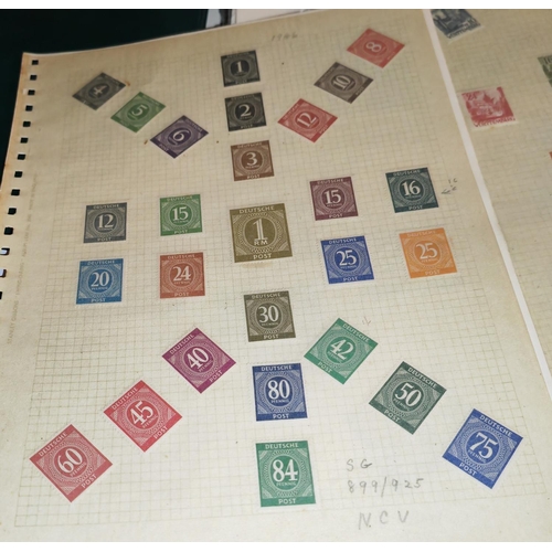 604 - Pages Of German Stamps - Zone