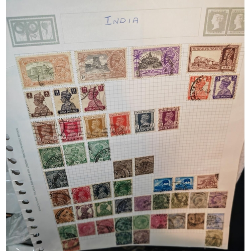 612 - 2 Pages Of Indian Stamps