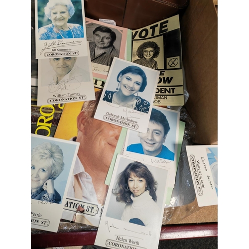 137 - Selection Of Ephemera On Coronation Street